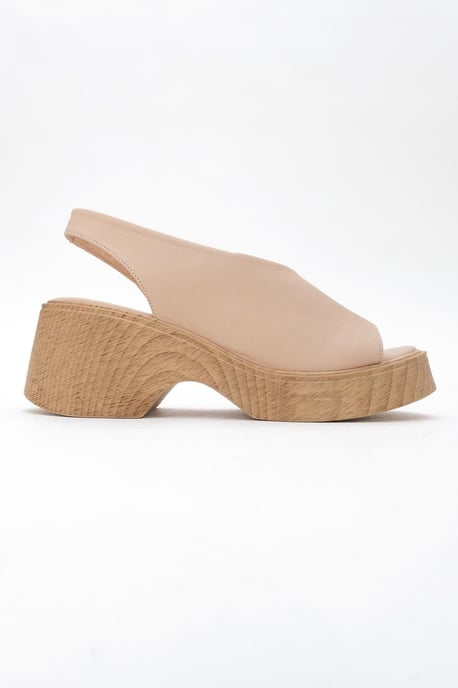 ROY Leren Wedge Sandaal (Dames) - Image 5