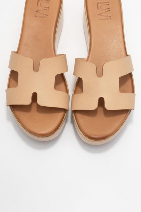 Lia Leer Platform Sandaal (Women) - Image 2