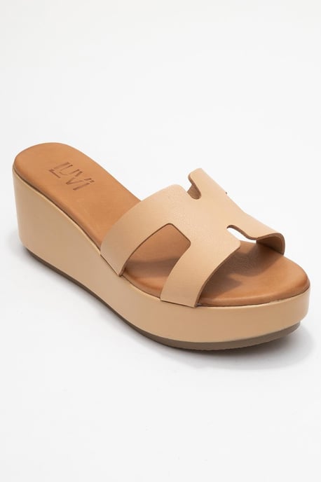 Lia Leer Platform Sandaal (Women) - Image 3