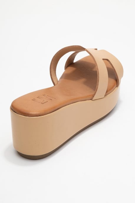 Lia Leer Platform Sandaal (Women) - Image 5
