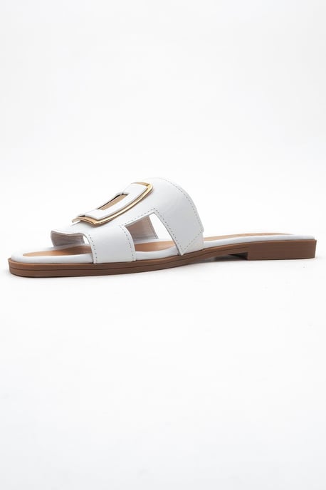 MILLIE Leer Gesp Slide (Women) - Image 5