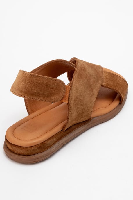Broods Elastisch Leren Instap Sandalen (Dames) - Image 4