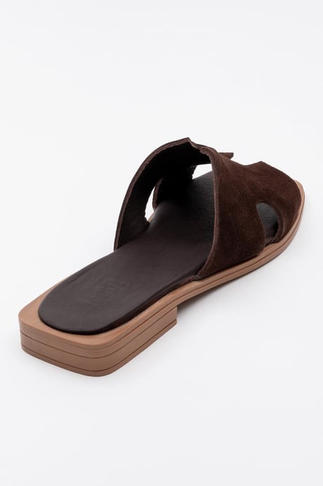 Jez Leer Slide Sandaal (Women) - Image 3