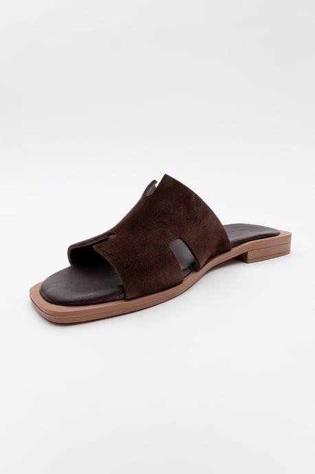 Jez Leer Slide Sandaal (Women) - Image 4