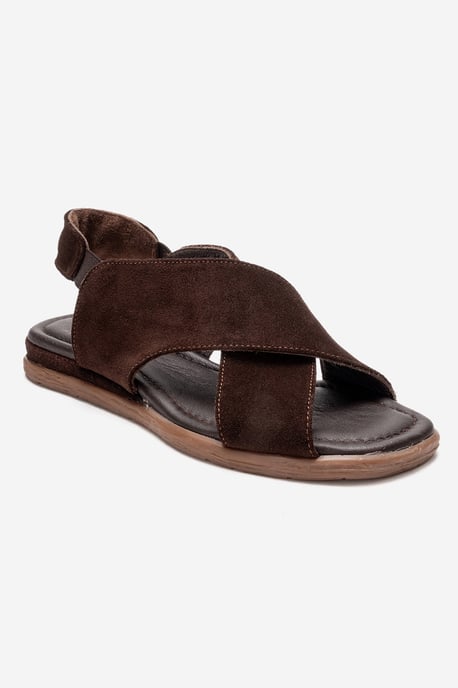 Broods Elastisch Leren Instap Sandalen (Dames) - Image 3