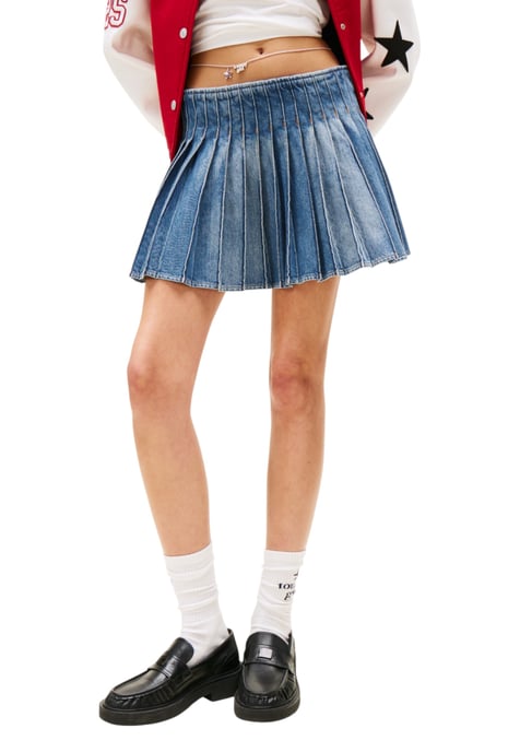 Plissédenim Minirok - Image 1