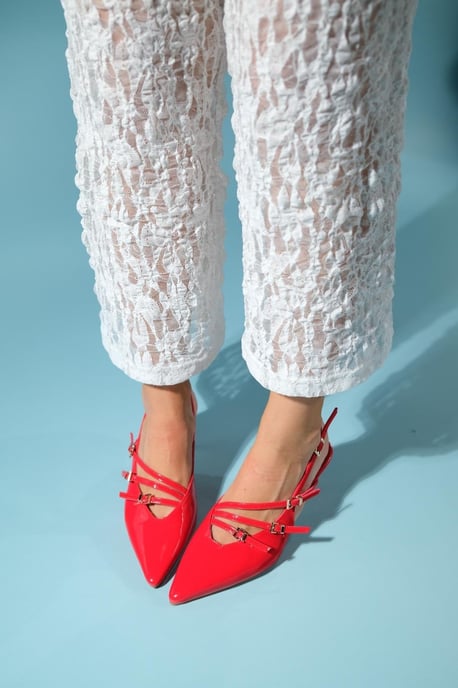 Magra Puntneus Slingback Stiletto - Image 6