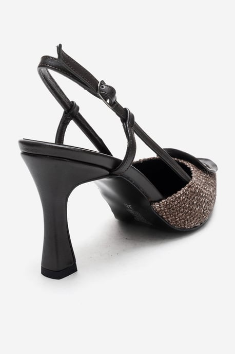 Levia Geweven Pump met Puntige Neus en Slingback - Image 5