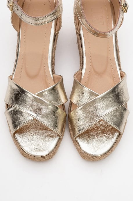 Miria Leren Platform Espadrille (Dames) - Image 3