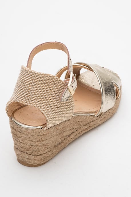 Miria Leren Platform Espadrille (Dames) - Image 4