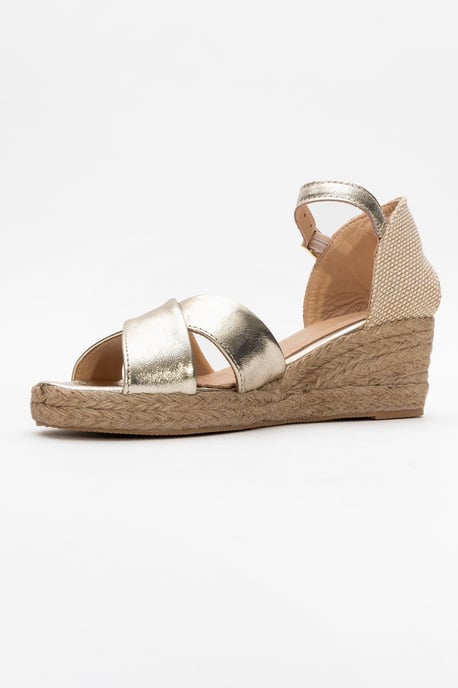 Miria Leren Platform Espadrille (Dames) - Image 5