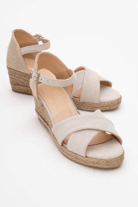Miria Leren Platform Espadrille (Dames) - Image 2