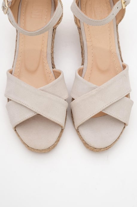 Miria Leren Platform Espadrille (Dames) - Image 3