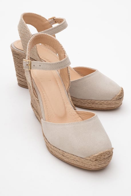 Sinta Suède Leren Platform Espadrille (Dames) - Image 4