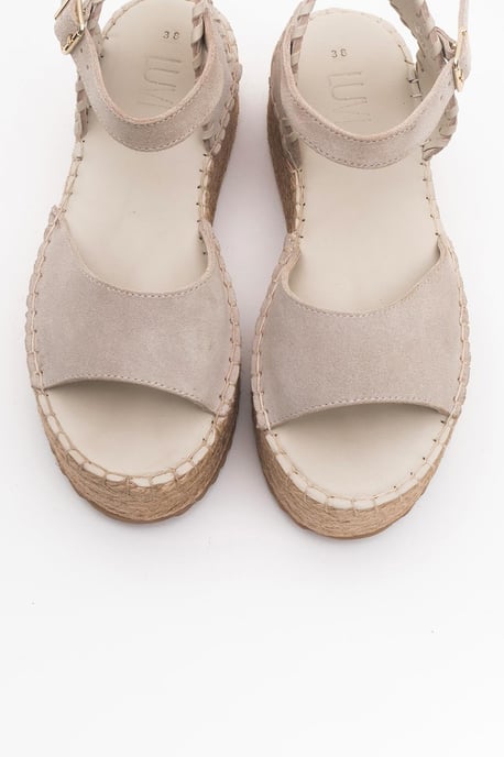 Serez Leren Platform Espadrilles Sandaal (Dames) - Image 2