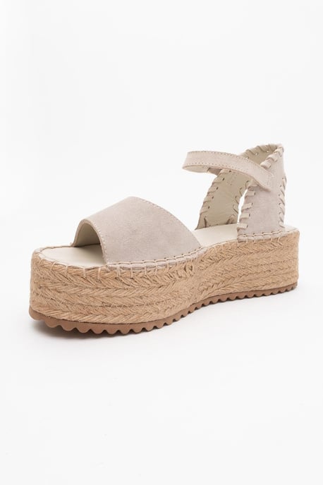 Serez Leren Platform Espadrilles Sandaal (Dames) - Image 4