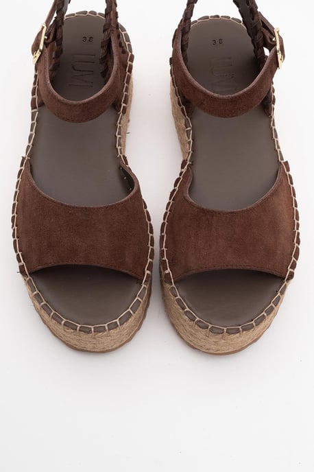 Serez Leren Platform Espadrilles Sandaal (Dames) - Image 2