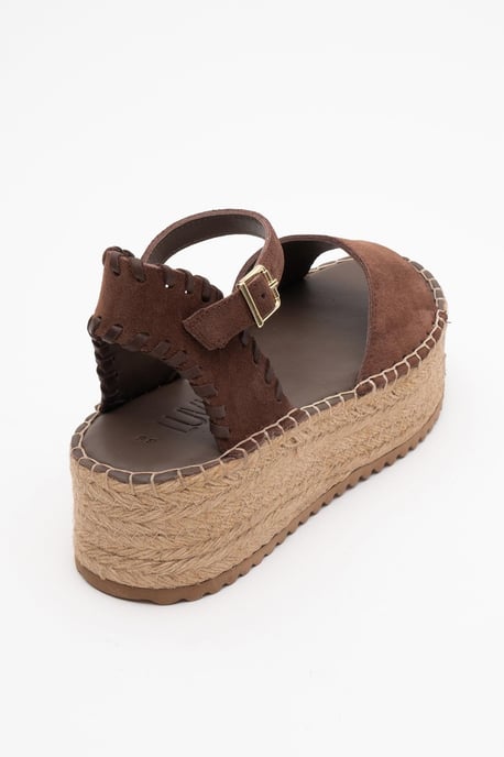 Serez Leren Platform Espadrilles Sandaal (Dames) - Image 3