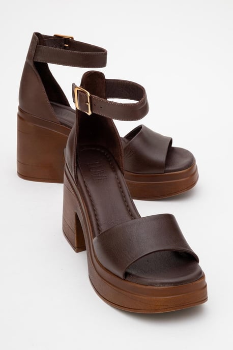 MARGOT Leer Platform Sandaal (Women) - Image 2