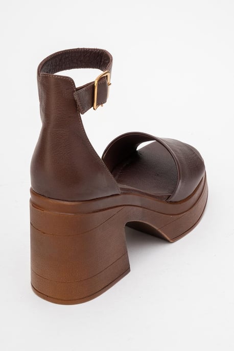 MARGOT Leer Platform Sandaal (Women) - Image 4