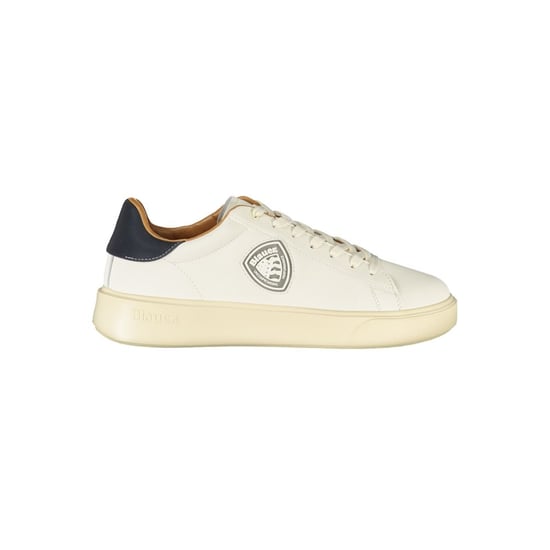 Blauer Witte Polyester Heren Sneakers - Image 1