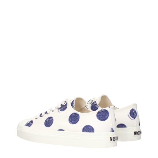 Moschino Witte Stoffen Lage Sneakers - Image 4