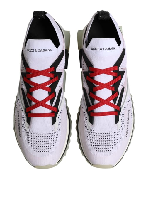 Dolce & Gabbana Witte SORRENTO Sport Stretch Sneakerschoenen - Image 3