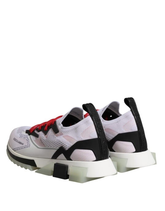 Dolce & Gabbana Witte SORRENTO Sport Stretch Sneakerschoenen - Image 5