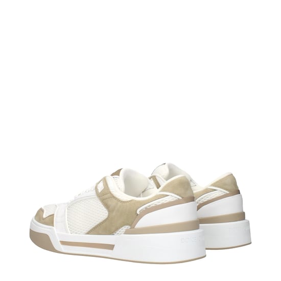 Dolce & Gabbana Witte Stoffen Lage Sneakers - Image 4