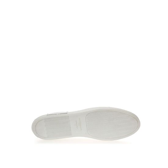Roberto Cavalli Witte Leren Lage Sneakers - Image 5