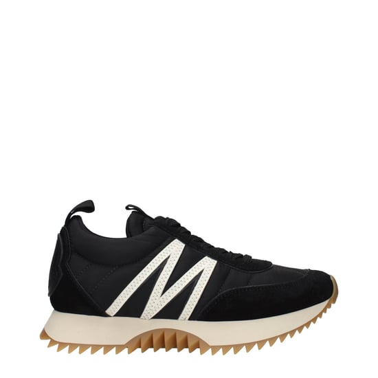 Moncler Zwarte Stoffen Lage Sneakers - Image 1
