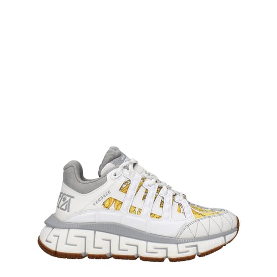 Versace Witte Stoffen Sport Sneakers - Image 1