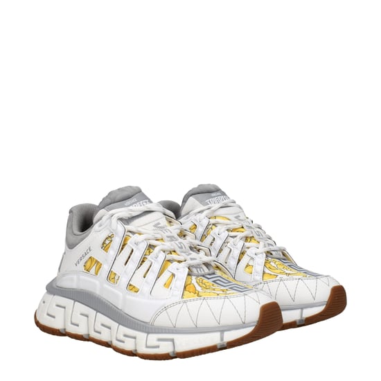 Versace Witte Stoffen Sport Sneakers - Image 2