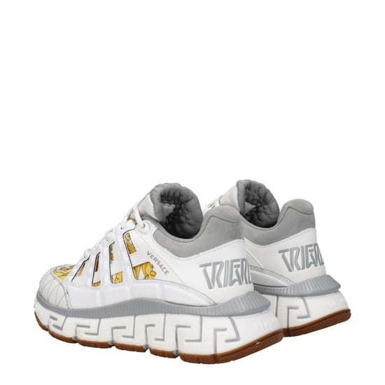 Versace Witte Stoffen Sport Sneakers - Image 4