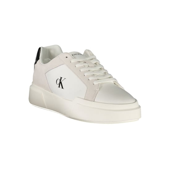 Calvin Klein Bianco Leren Heren Sneakers - Image 2