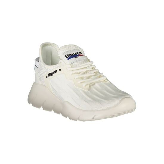 Blauer Witte Polyester Heren Sneaker - Image 2