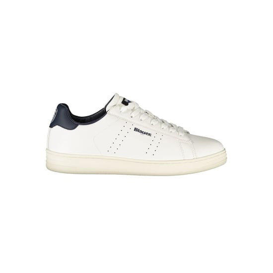 Blauer Witte Polyurethaan Sneakers voor Mannen - Image 1