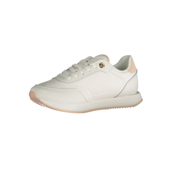 Tommy Hilfiger Bianco Leren Dames Sneaker - Image 3