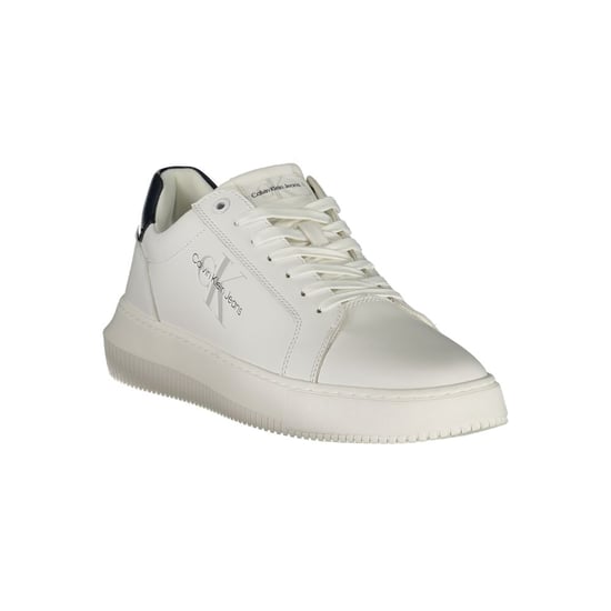Calvin Klein Bianco Leren Heren Sneakers - Image 2