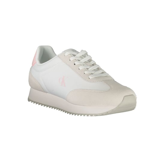 Calvin Klein Bianco Leren Dames Sneaker - Image 2