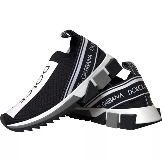 Dolce & Gabbana Zwarte Witte Slip On Sorrento Sneakers Schoenen - Image 3