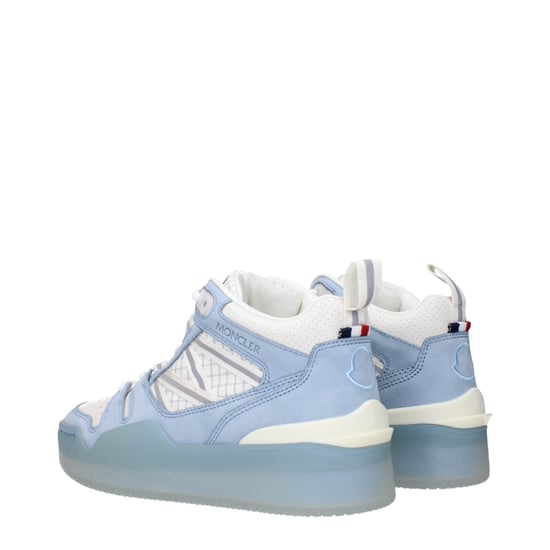 Moncler Witte Leren Hoge Sneakers - Image 4
