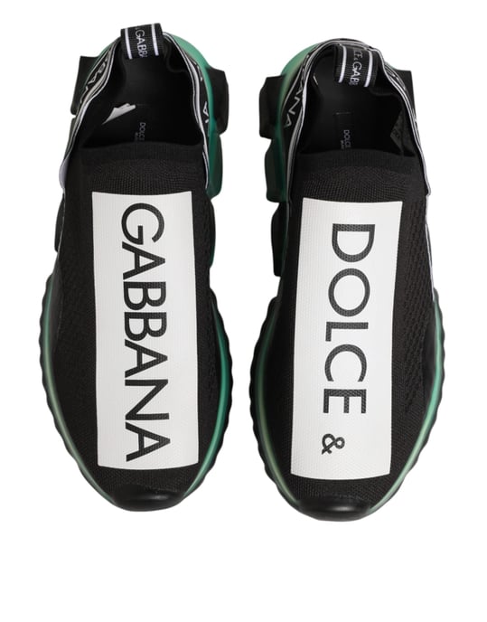 Dolce & Gabbana Zwarte Slip-On Sorrento Heren Sneakers Schoenen - Image 4