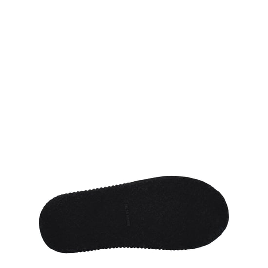 Jil Sander Zwarte Stoffen Platform Sneakers - Image 5