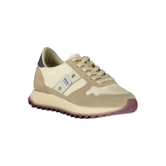 Blauer Beige Polyester Dames Sneakers - Image 2