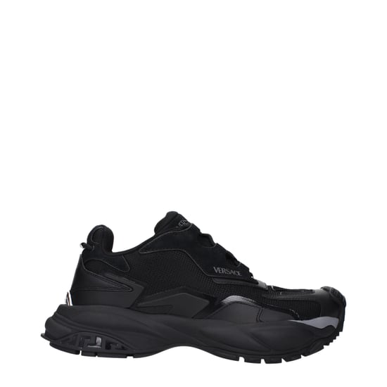 Versace Zwarte Stoffen Sport Sneakers - Image 1