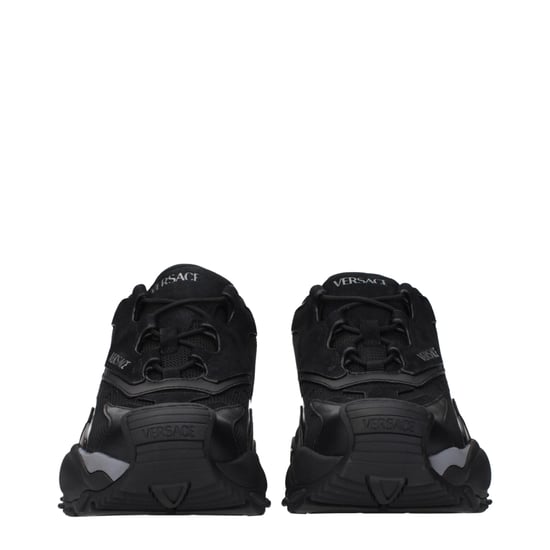 Versace Zwarte Stoffen Sport Sneakers - Image 3