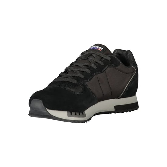 Blauer Zwarte Polyurethaan Heren Sneakers - Image 3