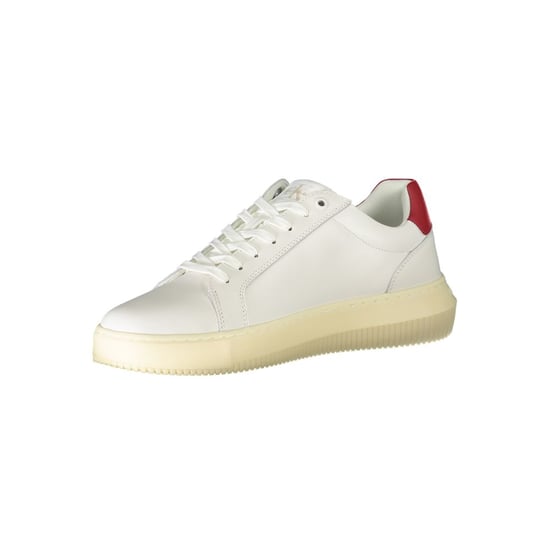 Calvin Klein Bianco Leren Heren Sneaker - Image 3