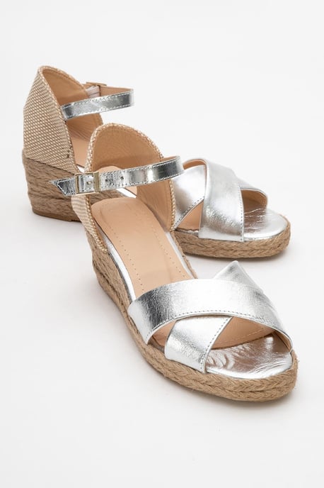 Miria Leren Platform Espadrille (Dames) - Image 2
